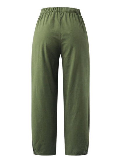 LP | Pantaloni in cotone alla caviglia