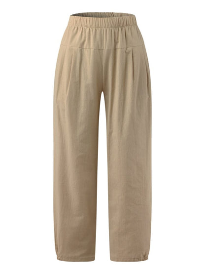 LP | Pantaloni in cotone alla caviglia