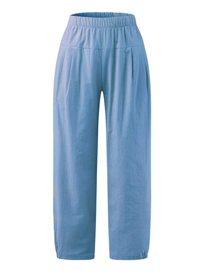 LP | Pantaloni in cotone alla caviglia