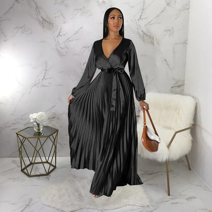 LP | Abito casual monocolore con maniche lunghe