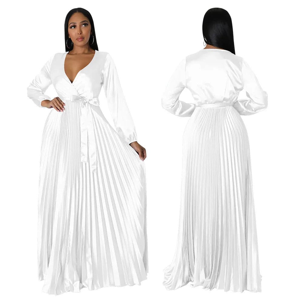 LP | Abito casual monocolore con maniche lunghe