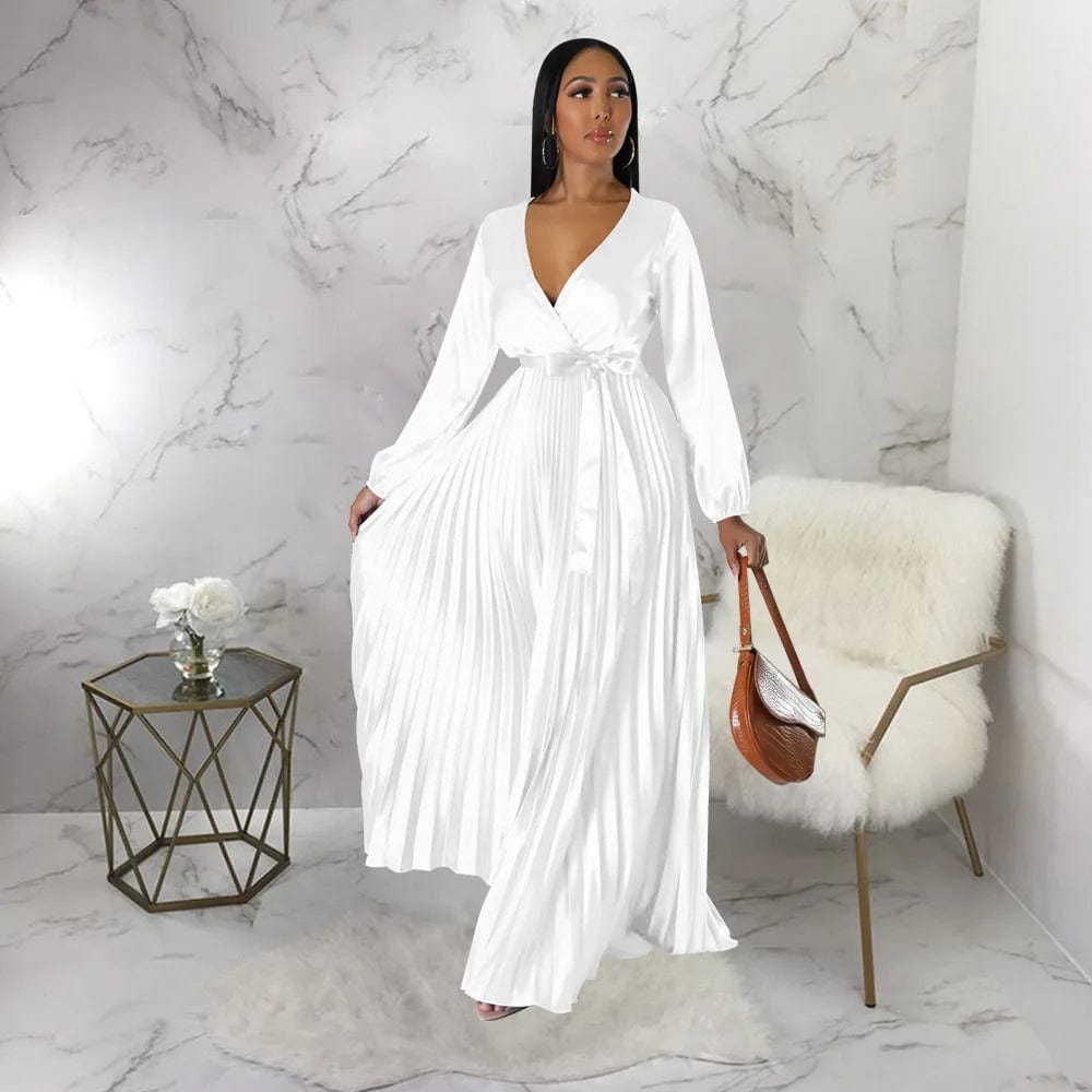 LP | Abito casual monocolore con maniche lunghe