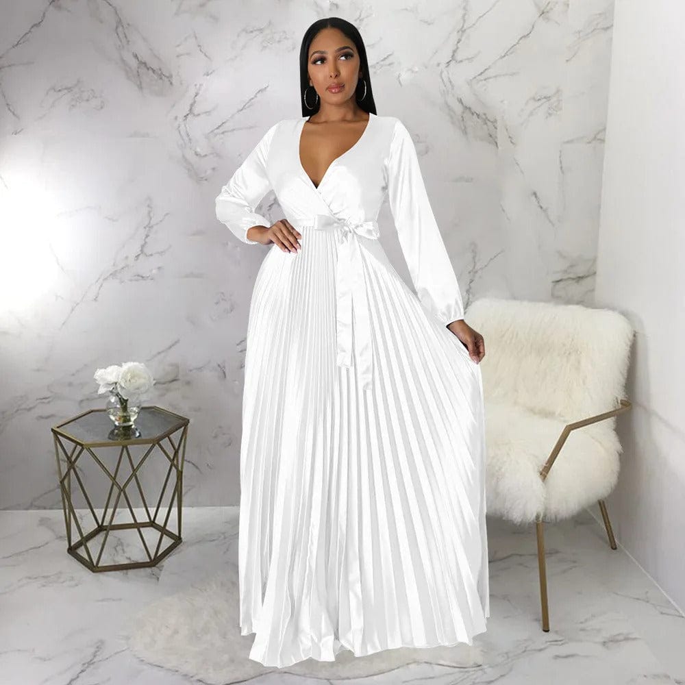 LP | Abito casual monocolore con maniche lunghe