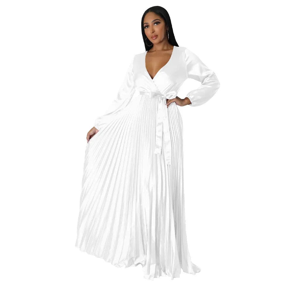 LP | Abito casual monocolore con maniche lunghe