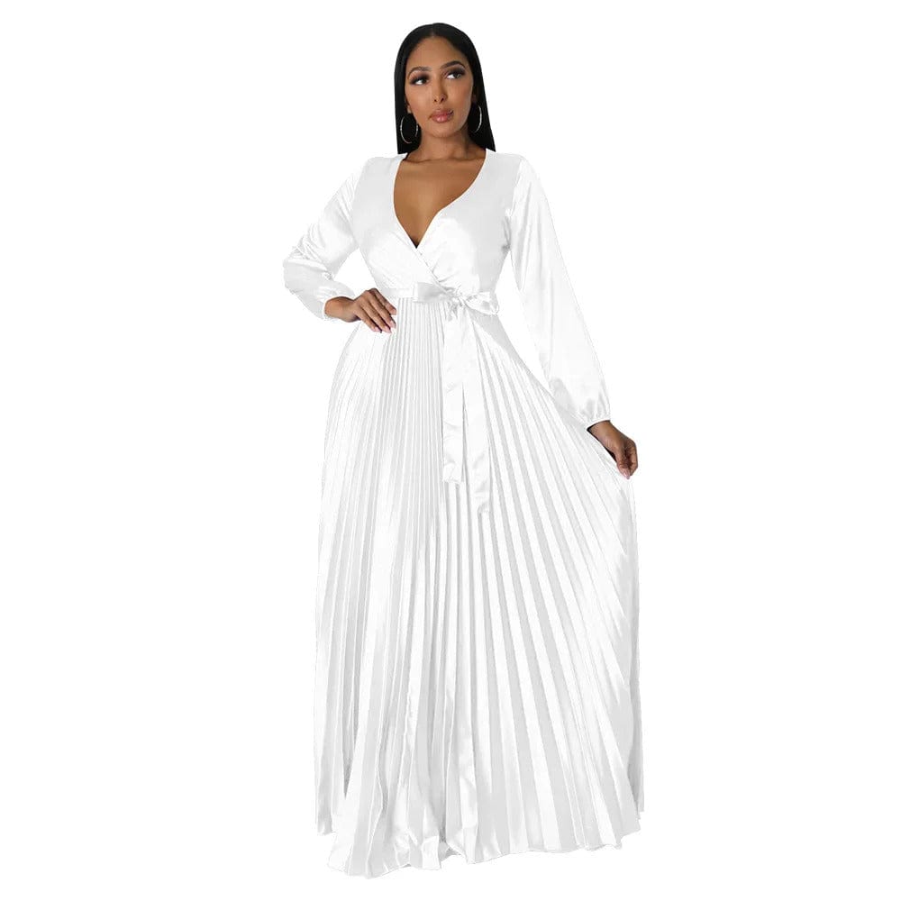LP | Abito casual monocolore con maniche lunghe