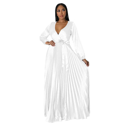 LP | Abito casual monocolore con maniche lunghe