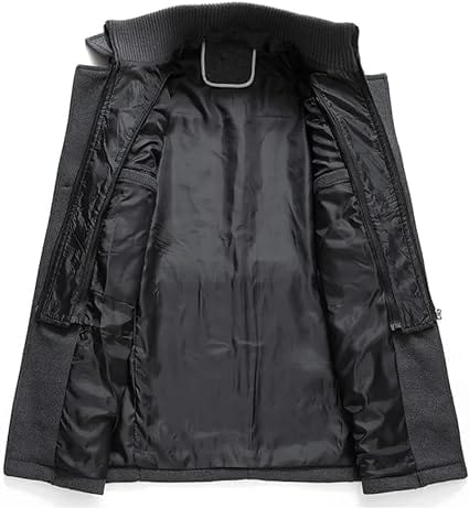 LP | Cappotto in lana a doppio collo per l'autunno e l'inverno