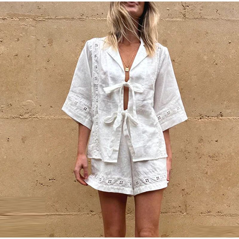 LP | Abiti ricamati con pantaloncini