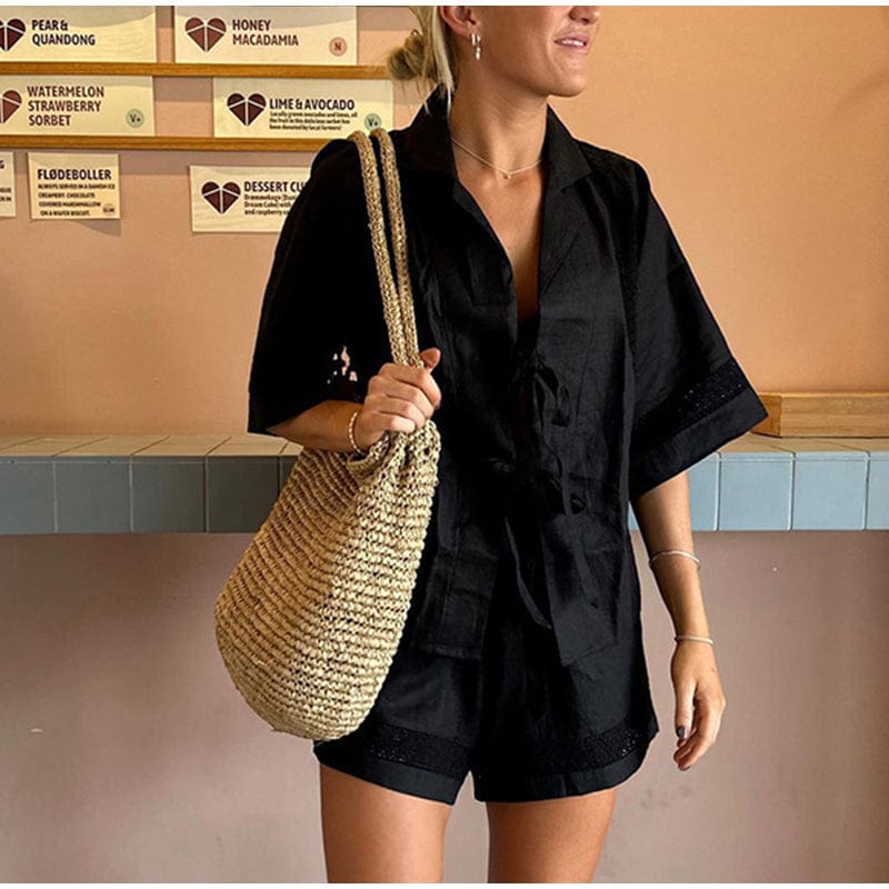 LP | Abiti ricamati con pantaloncini