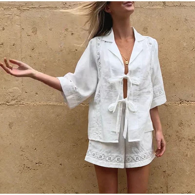 LP | Abiti ricamati con pantaloncini