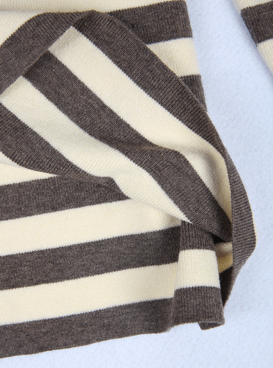 LP | Comér - Maglia a collo alto a righe