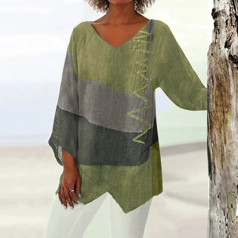 LP | Elegante camicia estiva tricolore