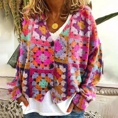 LP | Cardigan floreale con bottoni