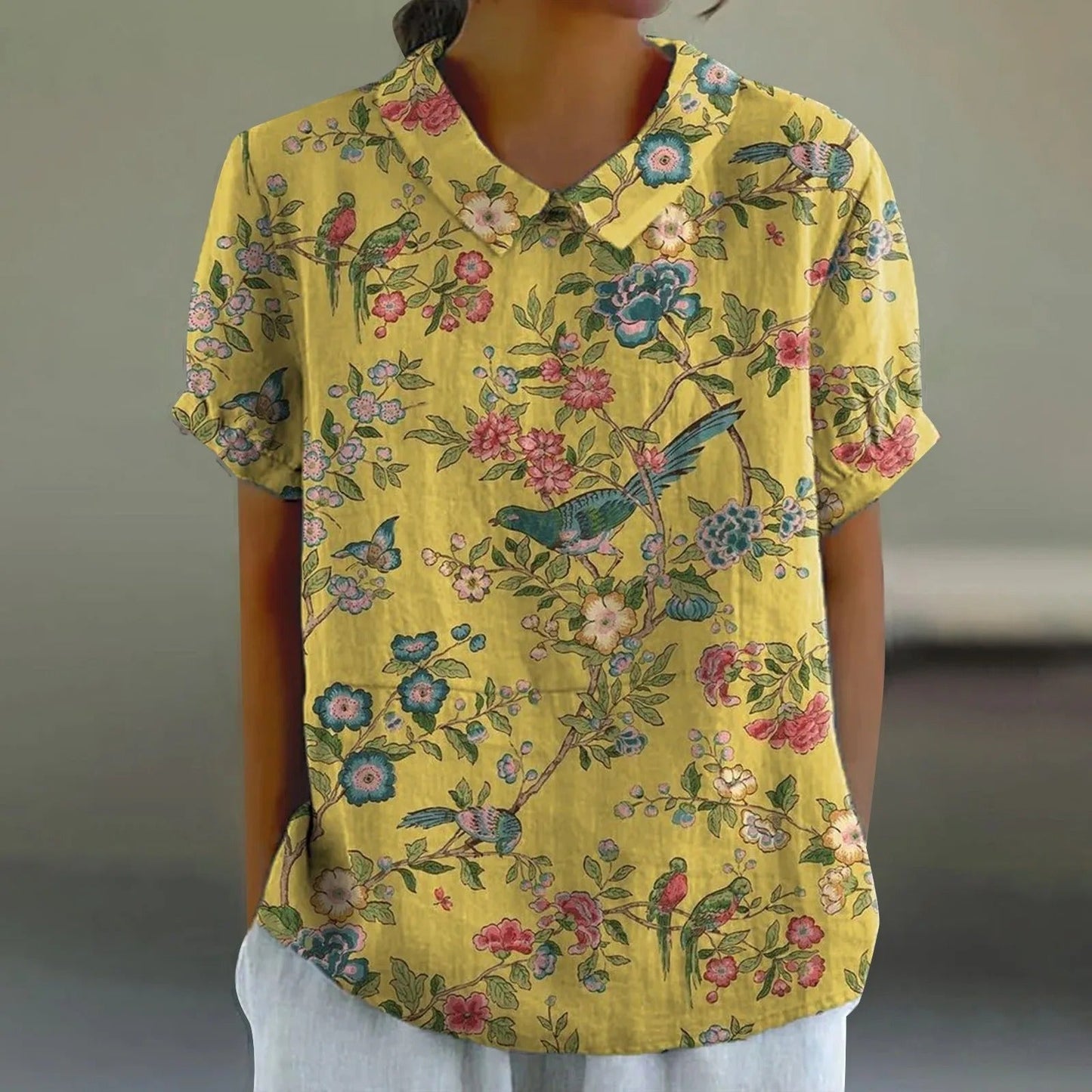 LP | Camicetta con stampa floreale per donna