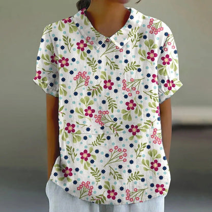 LP | Camicetta con stampa floreale per donna