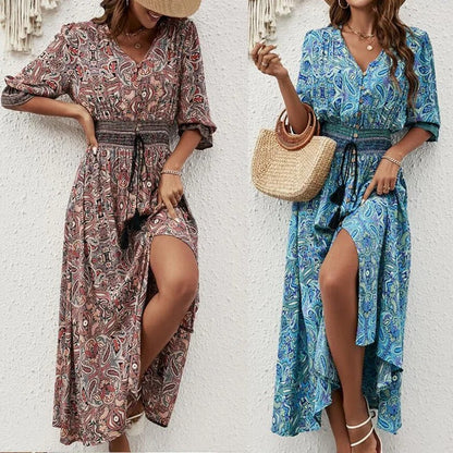 LP | Maxi abito boho con spacco