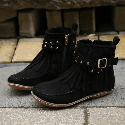 LP | Stivali mocassino con frange Boho