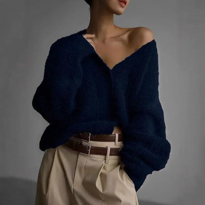 LP | Vaporoso cardigan off-the-shoulder