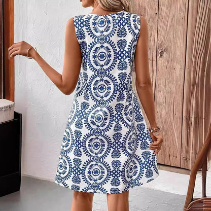 LP | Mini abito senza maniche Boho Vintage