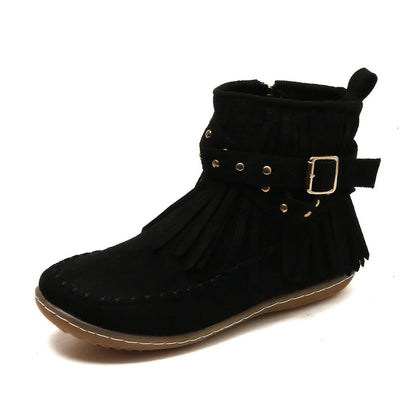 LP | Stivali mocassino con frange Boho