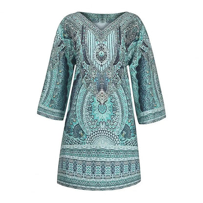 LP | Mini abito allentato in stile boho