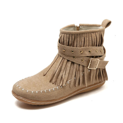 LP | Stivali mocassino con frange Boho