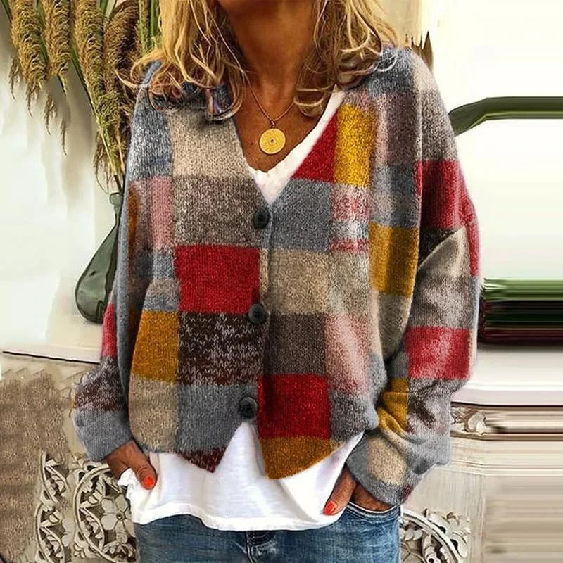 LP | Cardigan floreale con bottoni