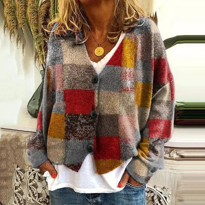 LP | Cardigan floreale con bottoni