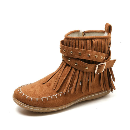 LP | Stivali mocassino con frange Boho