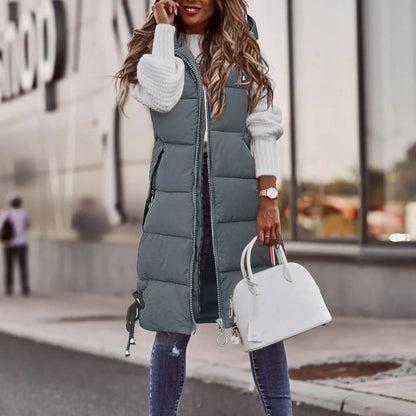 LP | Gilet imbottito con cappuccio