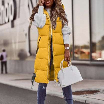 LP | Gilet imbottito con cappuccio