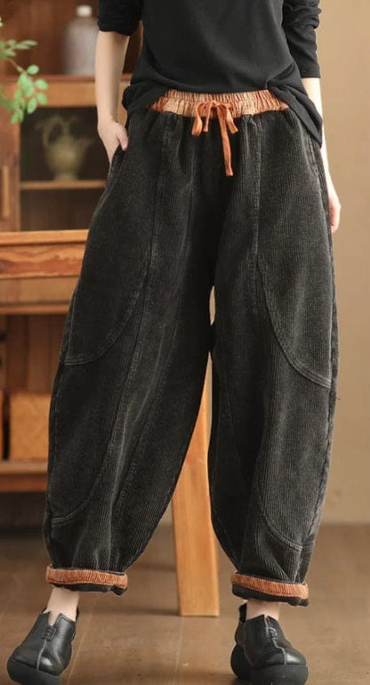 LP | Pantaloni di velluto a coste moda donna