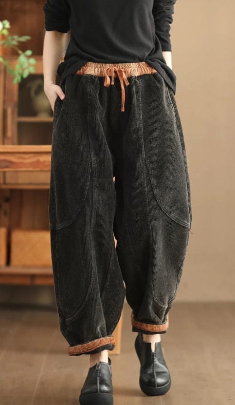 LP | Pantaloni di velluto a coste moda donna