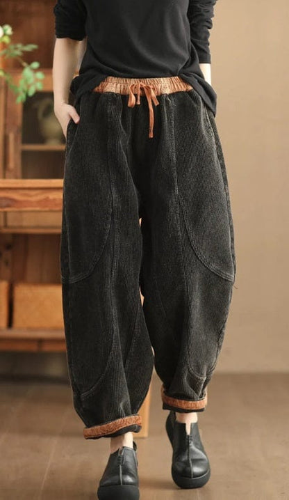 LP | Pantaloni di velluto a coste moda donna