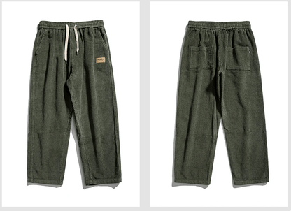 LP | Pantaloni di velluto a coste alla moda per uomo in stile vintage