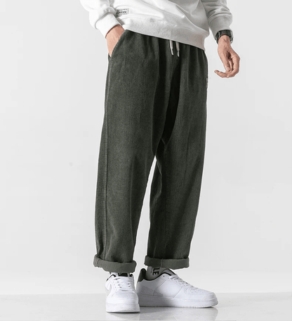 LP | Pantaloni di velluto a coste alla moda per uomo in stile vintage