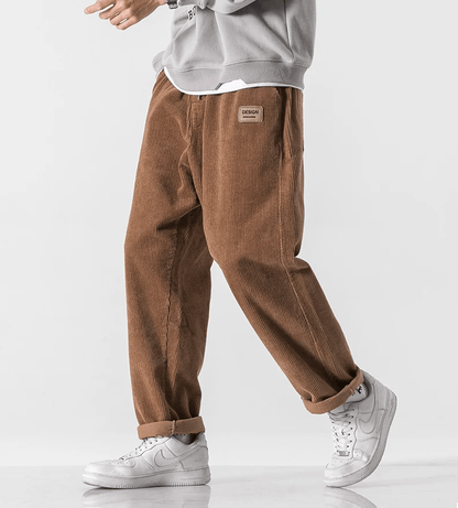 LP | Pantaloni di velluto a coste alla moda per uomo in stile vintage