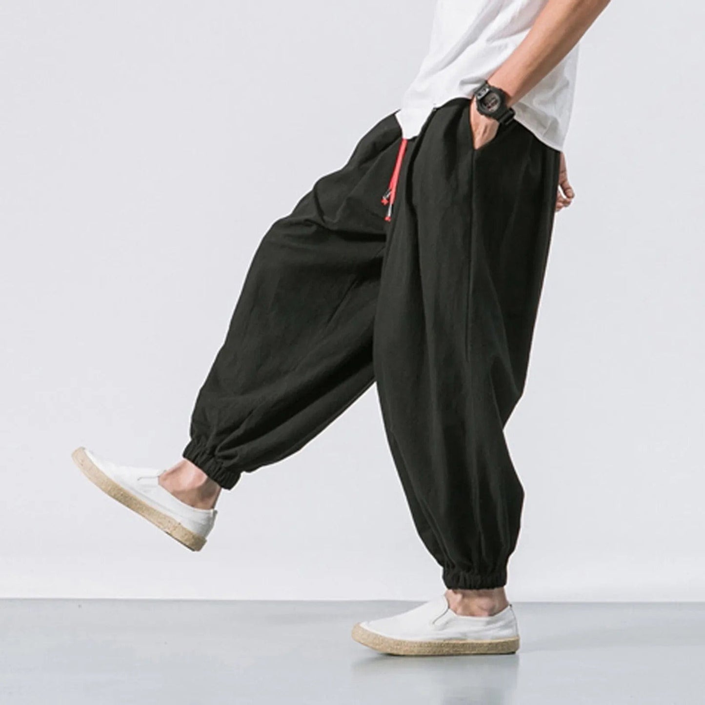 LP | Pantaloni unisex in velluto a coste dalla vestibilità ampia