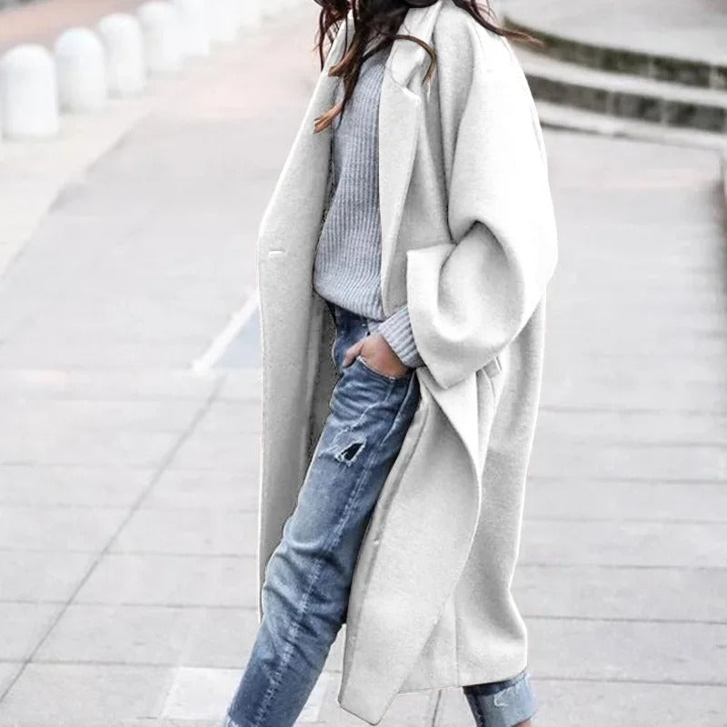 LP | Cappotto elegante con revers oversize
