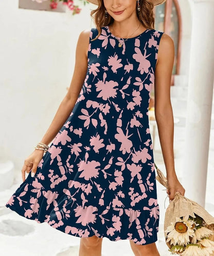 LP | Vestito midi con stampa bohémien
