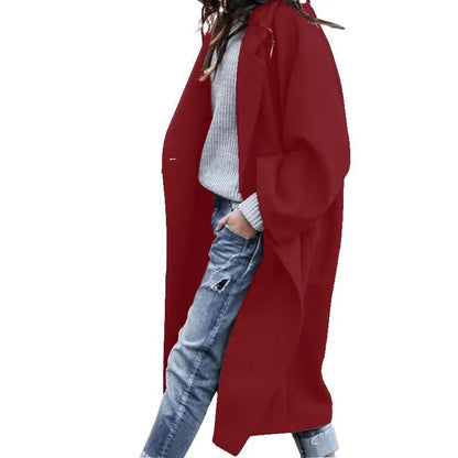 LP | Cappotto elegante con revers oversize