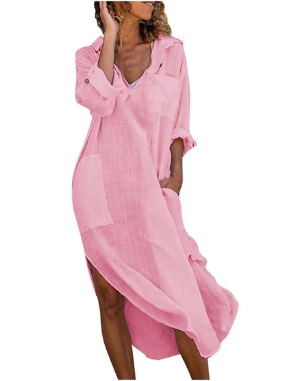LP | Abito a camicia vintage allentato
