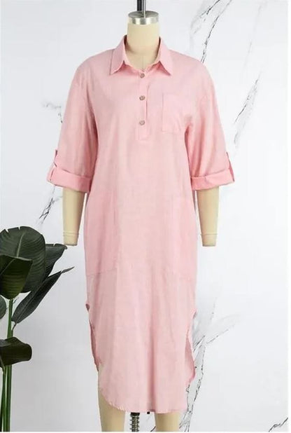 LP | Abito a camicia vintage allentato